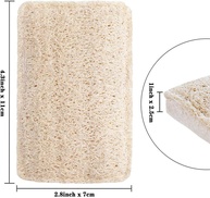 Esponjas de Prato de Bucha Natural - Ecológicas, Biodegradáveis e Sem Arranhões - 6 Peças - imagem 2