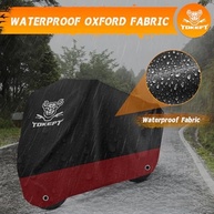 Capa de Moto Premium XXL Preta e Vermelha - Proteção Total contra Sol, Chuva e Poeira (264cm) - imagem 5