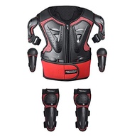 Kit Completo de Proteção Motocross Infantil: Armadura, Joelheiras e Cotoveleiras para Dirt Bike e Ciclismo - imagem 5