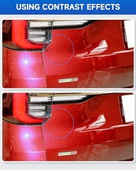 Tinta de Retoque Vermelha PQ Race para Ford - Cor Exata e Reparo Profissional de Arranhões - imagem 4