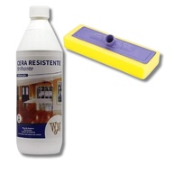 Cera para Piso de Madeira Brilhante e Resistente 1L W&W com Aplicador - Proteção Duradoura com Brilho Intenso - imagem 1