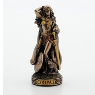 Estatueta Freya Nórdica em Resina - Decoração e Presente Premium - imagem 1