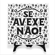 Quadro Se Avexe Não! Frases Nordestinas em Azulejo – Decore com Humor e Tradição Nordestina - imagem 2