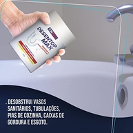 Desentop Max 250g - Kit 2 Unidades para Limpeza Profunda de Fossa, Caixa de Gordura e Encanamento - imagem 5