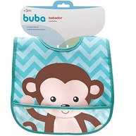 Buba Babador Animal Fun - Macaco Colorido | Impermeável com Bolso e Design Divertido - imagem 4