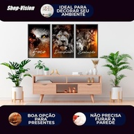Kit 3 Quadros Decorativos Motivacionais - Foco, Disciplina e Execução | Design Moderno para Sala e Quarto - imagem 5