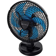 Ventilador Cadence New Windy 220V | 6 Pás Potentes, Design Compacto com Porta-Trecos | Preto e Azul - imagem 5