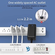 Extensão Elétrica 4,5m com 6 Tomadas e Proteção contra Surtos - Plugue Fino e Design Moderno - imagem 3