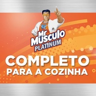 Mr. Músculo Desinfetante Platinum Cozinha Laranja 400ml - Tripla Ação Limpa, Desengordura e Desinfeta - imagem 4