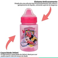 Copo Disney Baby Go Rosa 340ml com Tampa e Válvula Redutora - Ideal para Transição da Mamadeira - imagem 5