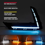 Luz de Circulação Diurna 3 Cores LED para Honda CR-V 2023-2024: Seta e Neblina Integradas - imagem 4