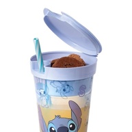 Copo com Compartimento e Canudo Stitch 540 ml - Seguro, Prático e Divertido para Crianças - imagem 3