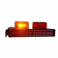 Mini Sinalizador DNI 6970: Segurança e Alerta Sonoro para sua Garagem | Bivolt Preto - imagem 2
