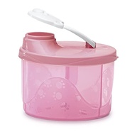 Adoleta Bebê Porta-Leite em Pó Rosa Translúcido com Bico Dosador e 3 Compartimentos - imagem 3