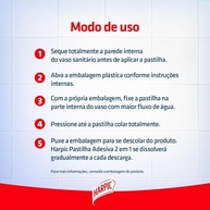 Pastilha Adesiva Sanitária Harpic Frutal - 3 Unidades | Limpeza e Fragrância Duradoura - imagem 4