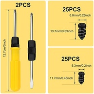 Kit Reparo Pneu 50 Peças AIEX: Solução Rápida e Durável para Carros, Motos e Caminhões - imagem 3