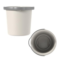 Kit Balde e Bacia de Limpeza Flow Bege 5L e 8,5L com Graduação e Bico Direcionador - imagem 5