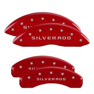 Capas de Pinça de Freio Chevrolet Vermelho e Prata - Estilo e Performance MGP - imagem 1