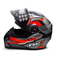 Capacete Fox GTX Grafite e Vermelho - Segurança e Estilo para Sua Aventura - imagem 2