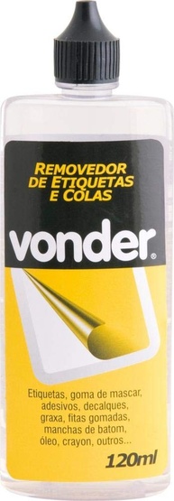Removedor de Etiquetas e Colas Vonder 120ml - Limpeza Fácil e Eficiente - imagem 1