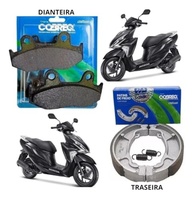 Kit Pastilha e Lona Traseira Honda Elite 125 2019 e Lead 110cc - Segurança e Durabilidade - imagem 3