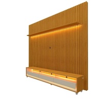 Rack com Painel Ripado para TV até 85" com 3 Gavetas e Rodízios | Design Moderno e Iluminado - imagem 4