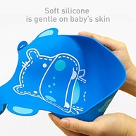 Babador em Silicone Marcus e Marcus - Elefante Verde, Seguro e Confortável para Bebês a Partir de 6 Meses - imagem 5