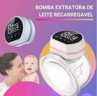 Bomba de Tirar Leite Mãos Livres Elétrica - 3 Modos e 10 Níveis de Sucção | Rosa - imagem 2