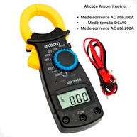 Kit Essencial Eletricista: Multímetro Digital, Alicate Amperímetro, Detector Tensão e Chaves Isoladas Profissional - imagem 3