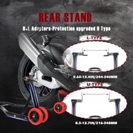 Suporte Elevatório Universal para Motocicleta: Dianteiro e Traseiro com 4 Adaptadores - imagem 4