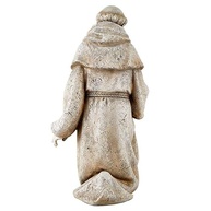 Estátua de São Francisco de Assis em Resina - 36,8 cm - Jardim e Decoração Católica - imagem 3
