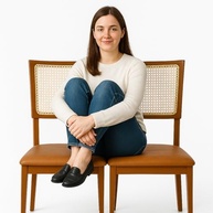 Kit 2 Cadeiras de Jantar em Madeira Maciça com Estofado em Couro e Tela Sextavada - Design Sofisticado - imagem 2