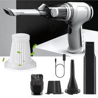 Aspirador e Soprador Portátil 2 em 1 Sem Fio: Limpeza Rápida e Eficiente para Carro e Casa - imagem 2