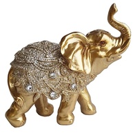 Elefante Decorativo em Resina Indiano - Símbolo de Sabedoria e Sorte (K200) - imagem 1