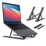 Suporte Portátil para Notebook e Tablet Liga em Alumínio Dobrável Altura Ajustável 7 Níveis Base Estável até 35kg Compatível com MacBook, Dell, Lenovo 10” a 17” - imagem 2