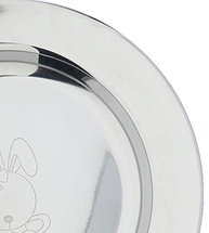 Prato Infantil em Aço Inox Coelhinho 23 cm - Tramontina | Seguro, Durável e Charmoso - imagem 5