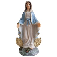 Imagem de Nossa Senhora das Graças em Resina - 15 cm | Decoração e Fé Católica - imagem 1