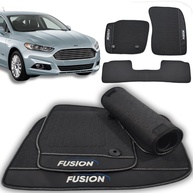 Conjunto 3 Tapetes Emborrachados Fusion 2013-2019: Proteção e Estilo para Seu Carro - imagem 1