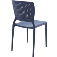 Cadeira Tramontina Safira Azul Yale - Polipropileno e Fibra de Vidro, Empilhável e Resistente até 182kg - imagem 5