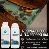 Resina Epóxi de Alta Espessura 1kg - Ideal para Projetos Criativos e Profissionais - imagem 2