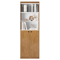 Organizador Livreiro Moderno com 5 Prateleiras e 2 Portas - Design Clean para Sala e Escritório - imagem 1