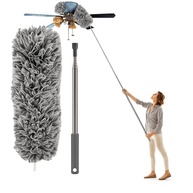 Espanador Extensível 2,80m com Microfibra e Cabo de Aço Inox - Limpeza de Tetos e Áreas Altas com Facilidade - imagem 1