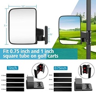Espelho Retrovisor BETOOLL para Carrinho de Golfe: Visão Ampla e Instalação Sem Furos - imagem 2