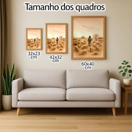 Quadro Decorativo Jesus Pastor - Moldura Religiosa com Fé, Esperança e Inspiração Cristã - imagem 3