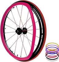 Capas de Roda para Cadeira de Rodas Esportiva 24" - Proteção e Estilo para suas Mãos - imagem 1