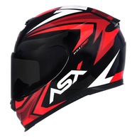 Capacete ASX Eagle Street Moto Esportivo Preto e Vermelho - Segurança e Estilo para Você! - imagem 1