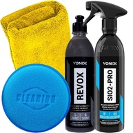 Kit Essencial Vonixx: Selante SiO2-Pro 500ml, Revox 500ml e Acessórios Karbox para Detalhamento Automotivo - imagem 1