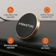 Suporte Magnético Veicular 3M: Fixação Forte e Estabilidade para Seu Smartphone - imagem 3