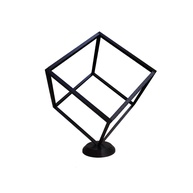 Cubo Geométrico Decorativo Quadrado - Enfeite Moderno para Mesa e Estante - imagem 1
