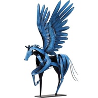 Estátua de Pegasus em Metal - Escultura Artesanal de Cavalo Voador para Decoração de Casa e Escritório - imagem 5